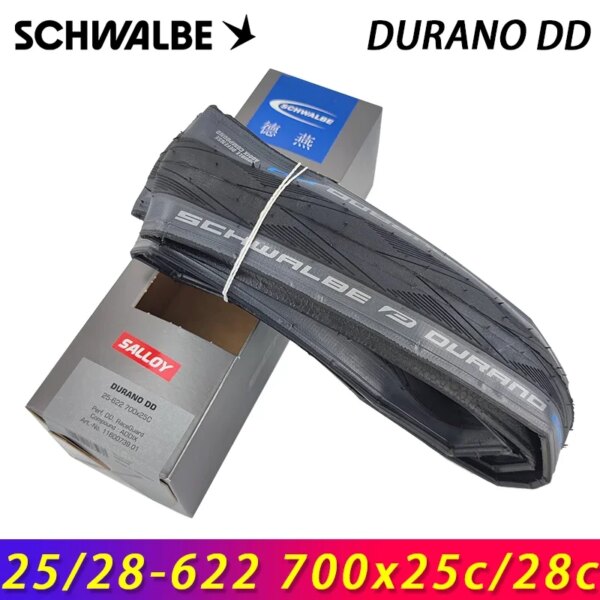 SCHWALBE Original DURANO DD 700x25c 700x28c neumático plegable para entrenamiento de bicicleta de carretera desplazamientos neumáticos de bicicleta piezas de ciclismo