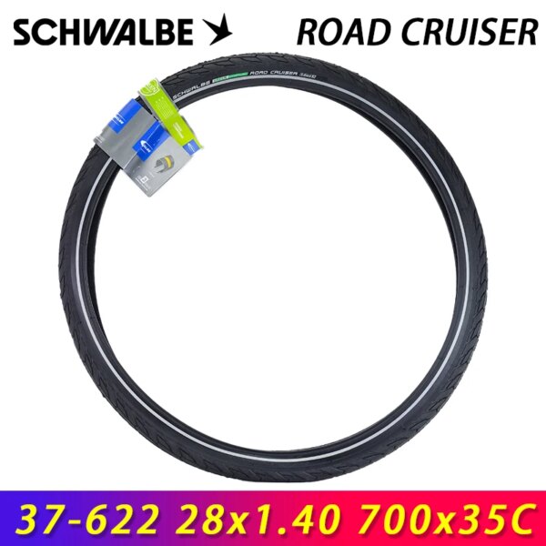 SCHWALBE Original ROAD CRUISER 700x3 5c/40c neumático de bicicleta con cable para carretera grava ciudad bicicleta MTB piezas de ciclismo