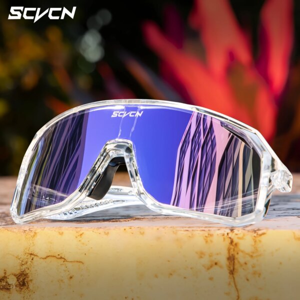 SCVCN nuevas gafas de sol fotocromáticas UV400 para hombre, gafas para conducir en bicicleta de montaña o de carretera, gafas para deportes al aire libre, senderismo, gafas para ciclismo para mujer