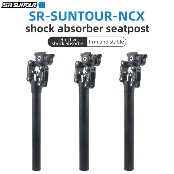 SR Suntour NCX-amortiguador para bicicleta, tija de sillín, cuentagotas de suspensión 27,2 28,6 30,0 30,4 30,8 31,6, tubo de Asiento de bicicleta de montaña