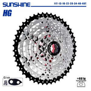 SUNSHINE-Cassette de rueda libre para bicicleta de montaña, piñón de 8-12 velocidades 32/36/40/42/46/50/52T para Shimano/SRAM
