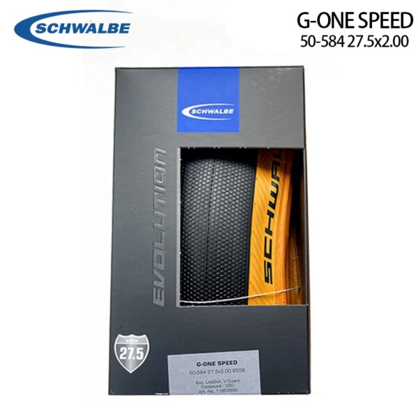 Schwalbe G-ONE SPEED 27,5x2,0 650B neumático de bicicleta ultraligero fácil ciclocross neumático de bicicleta SpeedGrip XC AM piezas de ciclismo