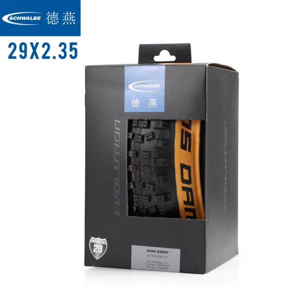 Schwalbe HANS DAMPF neumático de bicicleta 29er 29*2,35 TLE sin cámara 50EPI EVO MTB neumáticos de bicicleta de montaña 29 pulgadas neumático plegable DH ENDURO AM XC