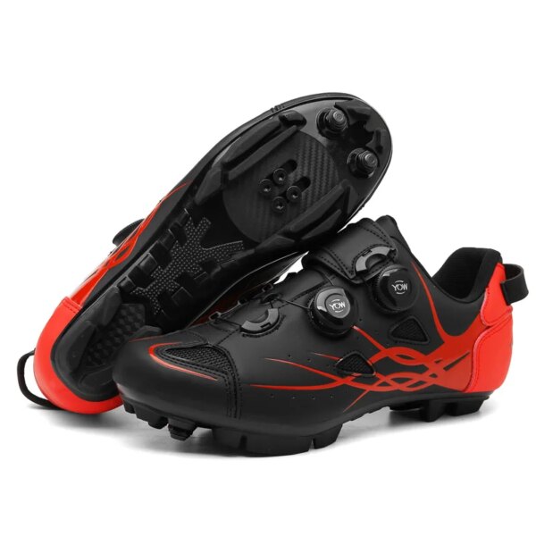 Zapatos de Ciclismo de velocidad MTB para deportes al aire libre, Zapatillas de bicicleta de carretera, zapatos de carreras transpirables para hombres, Zapatillas de Ciclismo Mtb