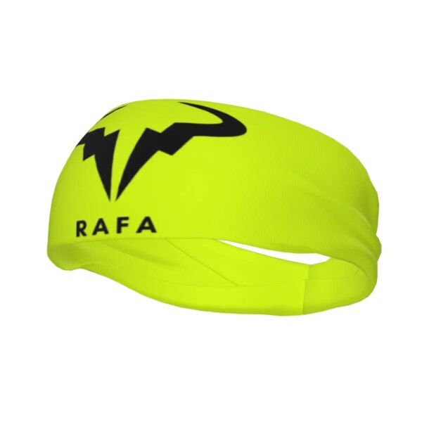 Banda deportiva para el sudor Rafael Rafa Nadal, diadema de tenis, accesorios Merch, trajes deportivos para hombres y mujeres, diadema absorbente de sudor
