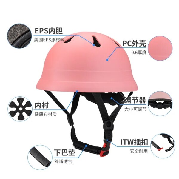 Casco de verano para niños, patinaje sobre ruedas, montar para niños y niñas, casco de coche de equilibrio para bebés, casco de bicicleta, equipo protector para la cabeza