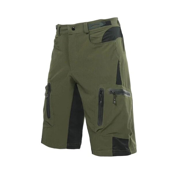 Pantalones cortos de verano para hombre para bicicleta de montaña, pantalones cortos para ciclismo, transpirables, duraderos, para deportes al aire libre, pantalones cortos para montar en bicicleta de montaña y carretera