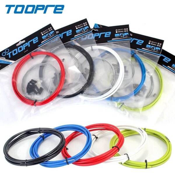 TOOPRE-Juego de tubos de freno de bicicleta de montaña, EIEIO, Cable de cambio Universal, piezas de bicicleta