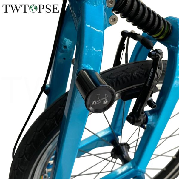 Soporte de luz para bicicleta TWTOPSE para Birdy 1, 2, 3, nuevo clásico P40, soporte para lámpara frontal con cabezal de Rin para bicicleta plegable