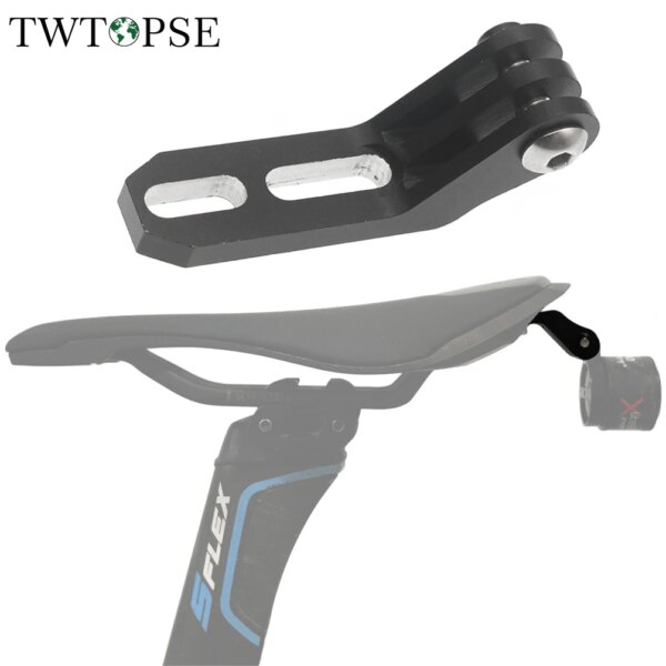 TWTOPSE-soporte para cámara de luz trasera de bicicleta, para sillín Shimano PRO, TURNIX FALCON STEALTH GRIFFON, apto para soporte de bicicleta Gopro