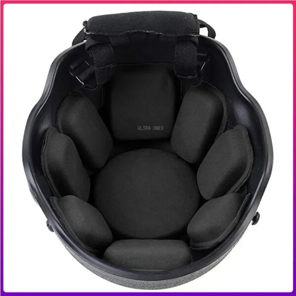 Almohadillas protectoras para casco táctico, juego de repuesto de espuma con memoria para Airsoft, Paintball, accesorios para casco MICH rápido