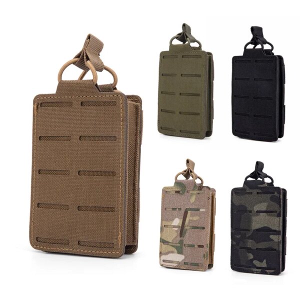 Funda táctica para Rifle M4, bolsa de 5,56 Mag, tela Oxford, funda Mag extraíble, bolsa de accesorios Molle multifuncional