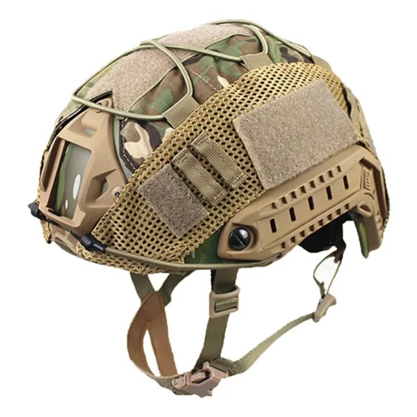 Funda táctica para casco Fast MH PJ BJ, accesorios para casco Multicam Airsoft