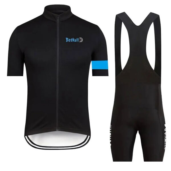 Equipo verano 2020 hombres Ciclismo Jersey conjunto transpirable manga corta Ropa de bicicleta MTB Ropa Ciclismo bicicleta Maillot GEL 19D