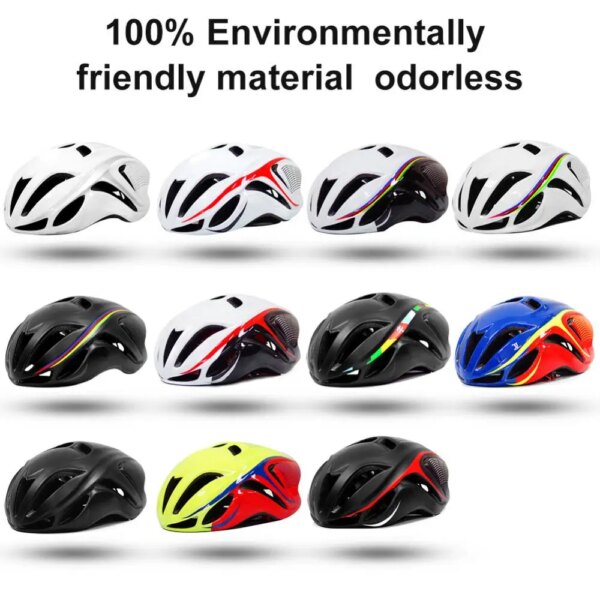 Casco aerodinámico ultraligero para Ciclismo, Cascos de Bicicleta de carretera para hombres y mujeres, Casco deportivo para Ciclismo de montaña