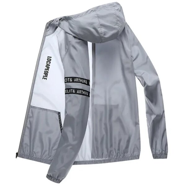 Ropa de protección solar ultrafina impermeable, chaqueta de verano de secado rápido para bicicleta, para hombre y mujer, para correr, acampar, abrigo de Jersey transpirable