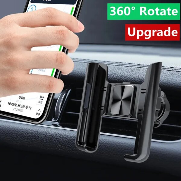 Soporte Universal para teléfono de coche soporte de ventilación de aire por gravedad soporte para teléfono móvil soporte para coche para iPhone Samsung Xiaomi