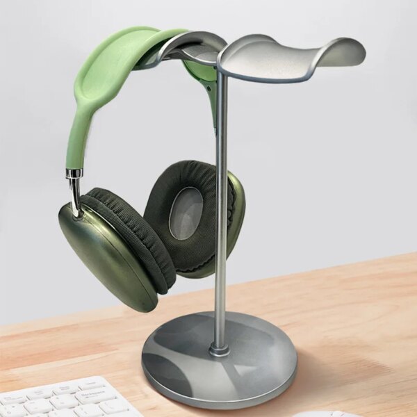 Soporte Universal para auriculares, colgador de auriculares desmontable, soporte para auriculares de doble cara de Metal ABS, estante de exhibición con almohadilla antideslizante