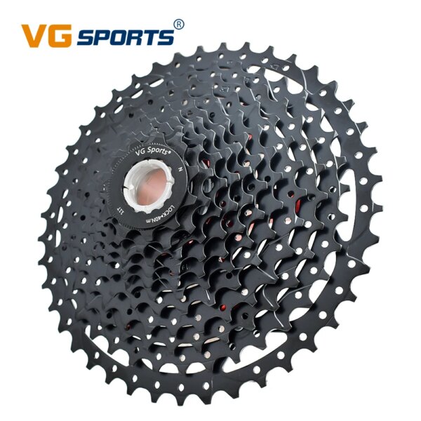 VG SPORTS-Cassette de 8, 9, 10, 11 y 12 velocidades para bicicleta de montaña, piñón de Soporte de aleación de aluminio, rueda libre 40T 42T 46T 50T 52T