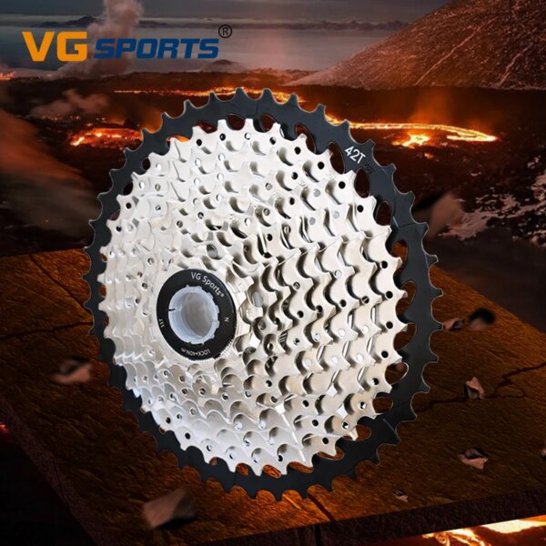 VG SPORTS 8 9 10 11 velocidad bicicleta de montaña Cassette rueda libre MTB bicicleta piñón de Cassette 32T 36T 42T 50T rueda libre de bicicleta portátil