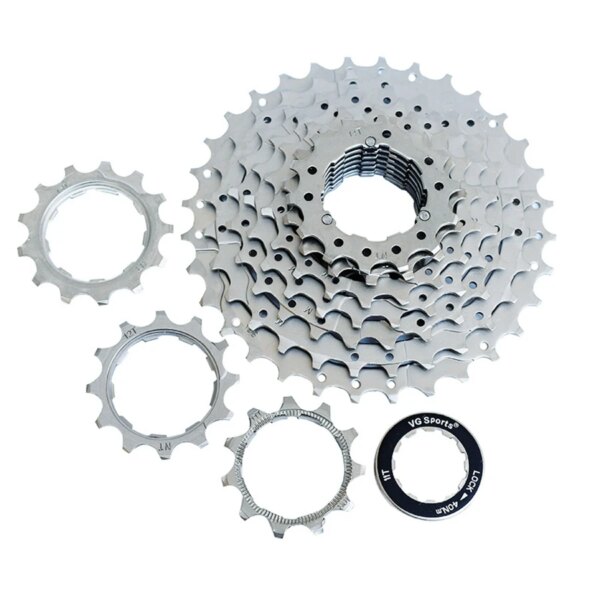 VG Sports-Cassette para bicicleta de montaña, 10 Velocidades, 32T, rueda libre, 10 Velocidades, 11-32T, piñones para bicicleta de carretera, 10S, 10V, Cog Cdg para Shimano Sram