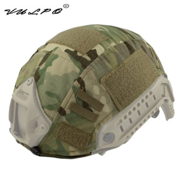 Funda táctica para casco VULPO, equipo de juego de guerra y Paintball para Airsoft, funda para casco estilo BJ/PJ/MH