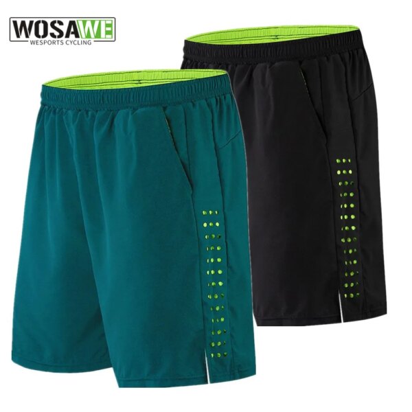 WOSAWE, pantalones cortos de ciclismo acolchados de GEL MTB de verano para hombre, ropa interior transpirable para ciclismo de descenso, ropa interior para montar en bicicleta de montaña