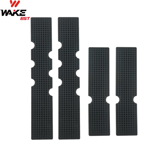 Wake Road-almohadilla de agarre para mango de bicicleta, amortiguador de silicona, correa de envoltura para bicicleta, almohadilla interior, alfombrilla de agarre de amortiguación reutilizable para ciclismo, 4 Uds.