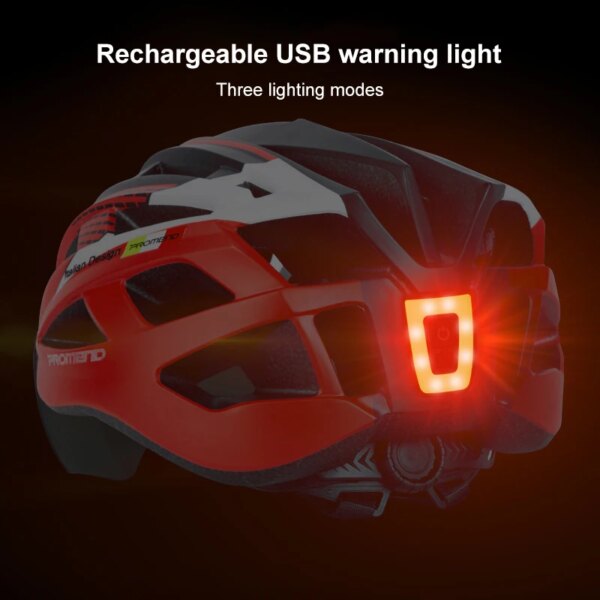 Luz trasera para bicicleta a prueba de agua, Mini USB recargable IPX5, luz para casco impermeable, linterna de 20LM, luz trasera con Flash de advertencia