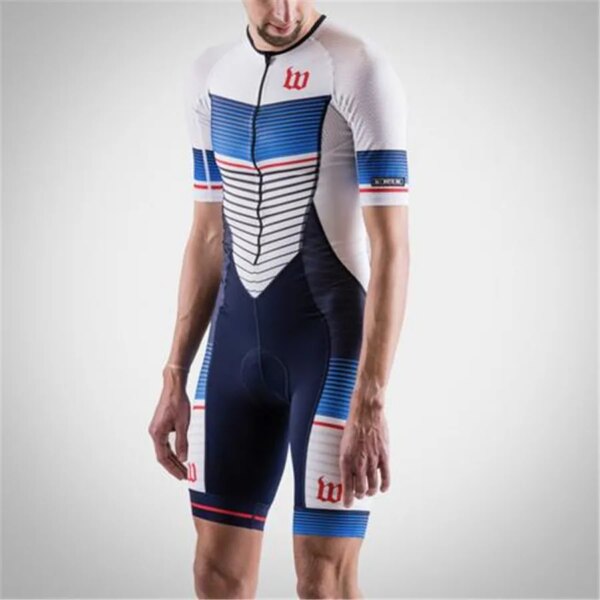 Wattie Ink-Camiseta de triatlón para hombre, traje de bicicleta, traje de Ciclismo MTB, traje de velocidad, mono de una pieza, mono Chrono Ciclismo