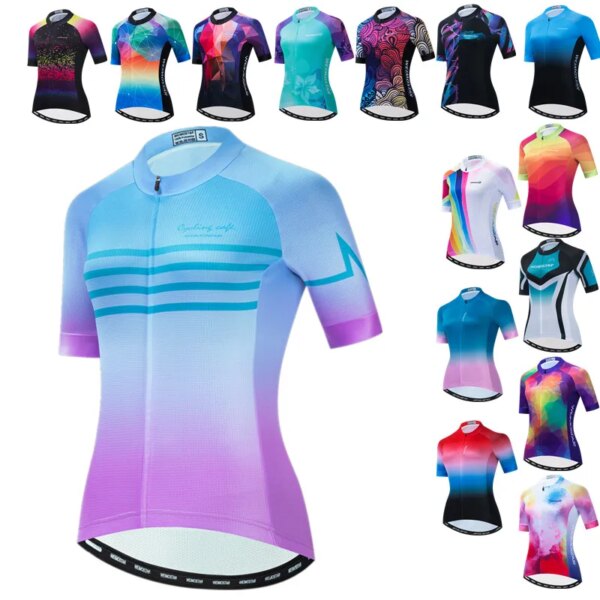 Weimostar Pro mujer Ciclismo Jersey verano Ropa para bicicleta de montaña Ropa Ciclismo secado rápido bicicleta camisa Unifor Ropa de Ciclismo