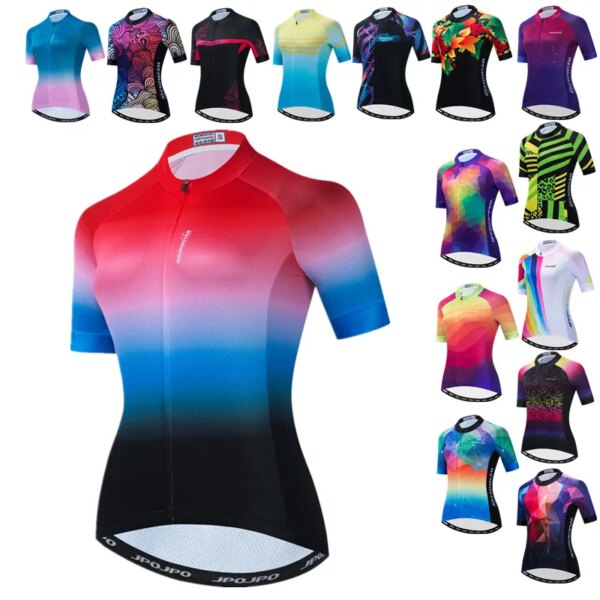 Weimostar-Camiseta de ciclismo para mujer, camiseta de equipo de bicicleta de alta calidad, ropa de ciclismo Anti-UV, camiseta para bicicleta de montaña y carretera, Uniforme