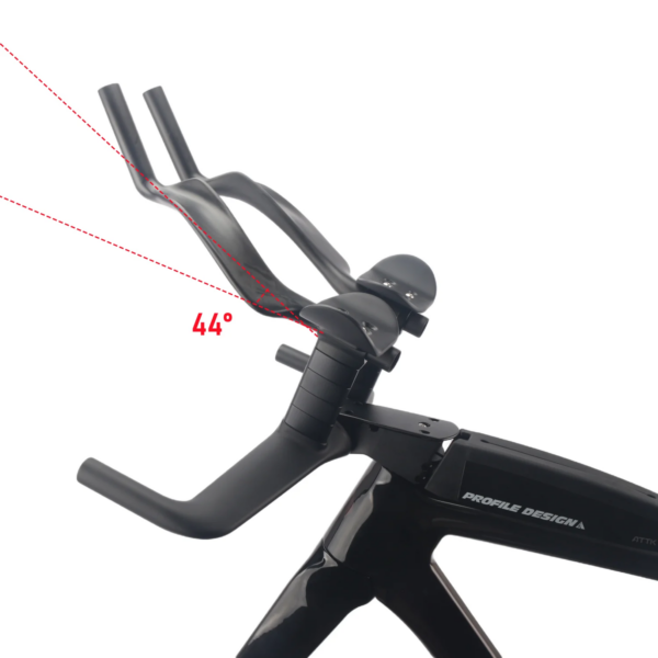 Winowsports-piezas de bicicleta HB095, barra de apoyo Aero de carbono para bicicleta TT, brazo de levantamiento de 44 grados, manillar de descanso TT, 2024