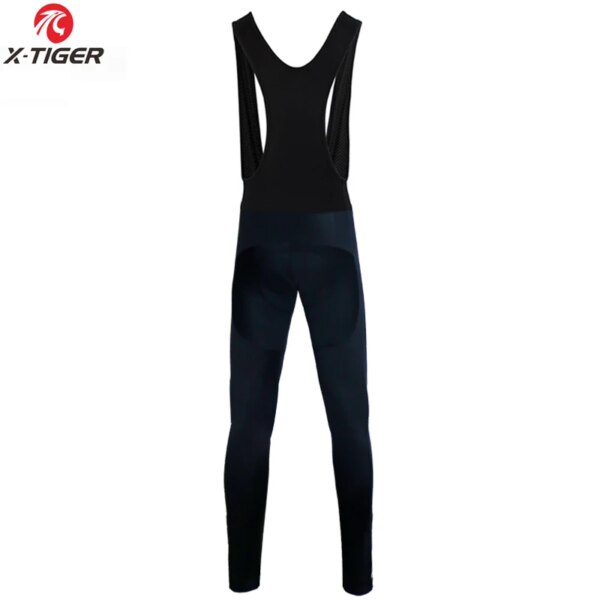 X-tiger Pro-pantalones térmicos con tirantes de ciclismo para mujer, pantalones cortos negros enteros para bicicleta de montaña con almohadilla de Gel 3D, pantalones de ciclismo para mujer