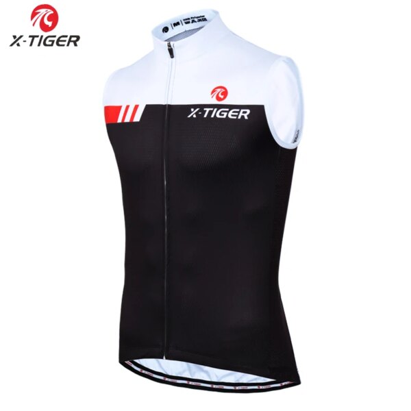 X-tiger-Chaleco de Ciclismo de verano, camiseta de Ciclismo sin mangas de secado rápido, ropa Anti-UV para bicicleta de montaña