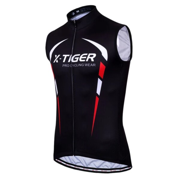 X-tiger-Chaleco de Ciclismo de secado rápido, camiseta sin mangas para Ciclismo, ropa para bicicleta de montaña 100% de poliéster, ropa para Ciclismo