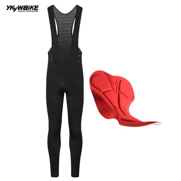 YKYW-pantalones largos con pechera de Ciclismo profesional para hombre, mallas para ciclismo de montaña, ropa de Ciclismo profesional de verano