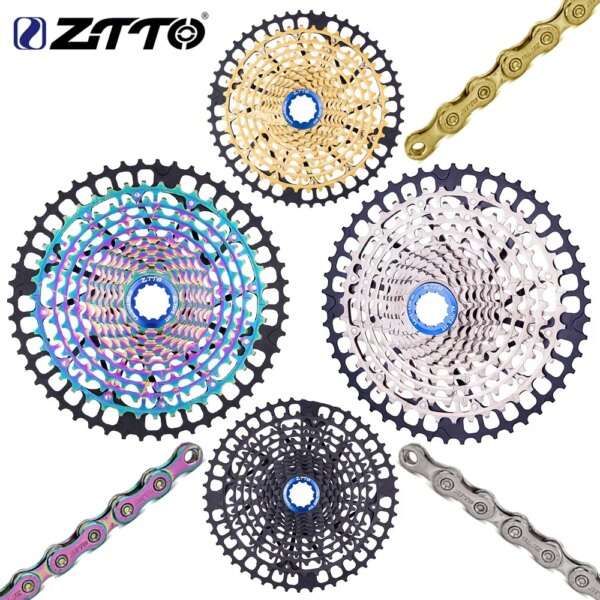 ZTTO-Cassette de 12 velocidades para bicicleta de montaña HG MTB 11-50T 12 S 11-46T, piñón libre de acero completo de 12 velocidades K7 NX GX eagle R8000