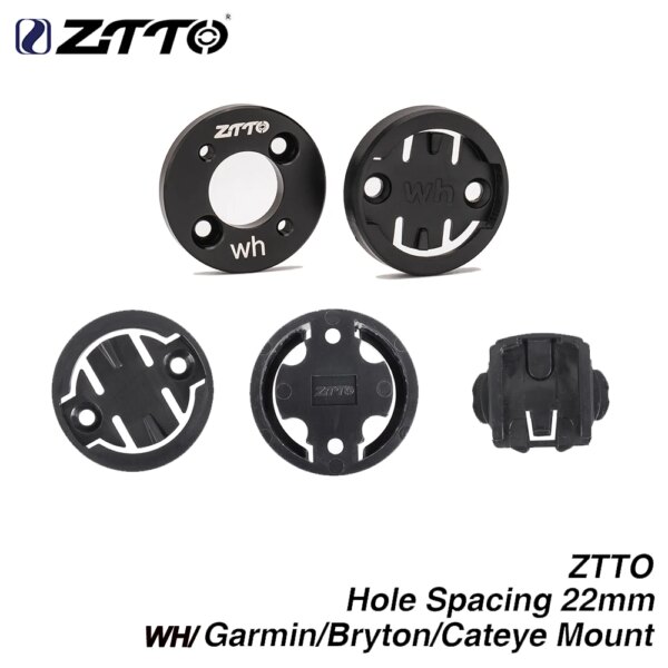 Adaptador de soporte de montaje para ordenador de bicicleta ZTTO, adaptador de conversión de cronómetro GPS para ordenador GARMIN BRYTON Wahoo CATEYE iGPSPORT