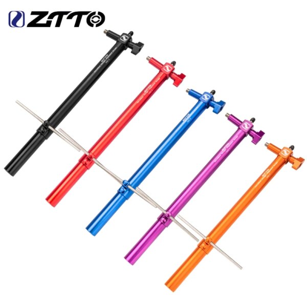 ZTTO-colgador de cambio de bicicleta, Corrector de alineación, gancho trasero, herramienta de enderezamiento, suministros de reparación de ciclismo, medidor de alineación de suspensión de bicicleta