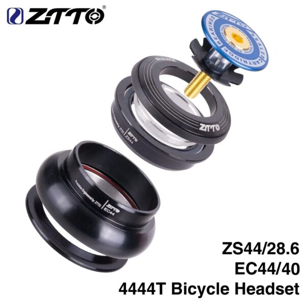 Auriculares para bicicleta ZTTO 4444T MTB 44mm ZS44 EC44 CNC 1 1/8\