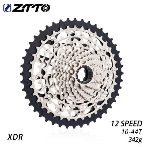 ZTTO XDR 12 velocidades 10-44T Cassette de bicicleta 12 S volante CNC acero súper ligero rueda libre K7 12v piñón para bicicleta de grava de carretera