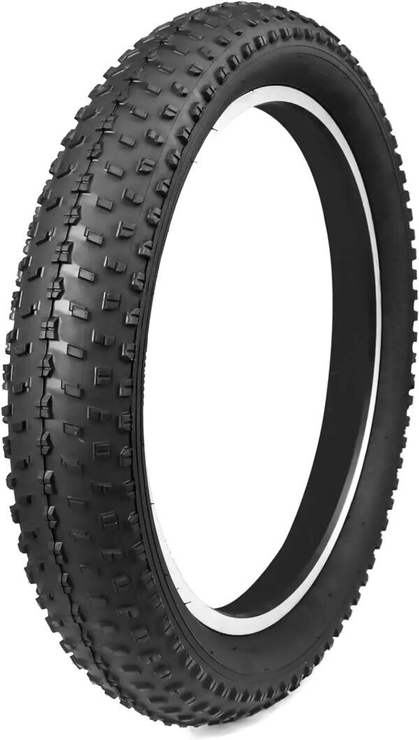 ZUKKA E Bike Fat tire 20 x 3.0 Fat tire Heavy Duty Alto rendimiento Resistente al desgaste E-Bike Mountain Snow Bike Neumático Negro