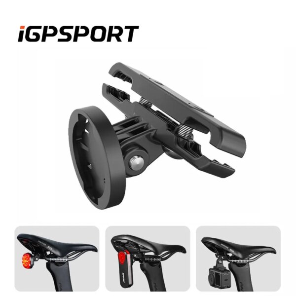 IGPSPORT-montaje de sillín de bicicleta M30, soporte de lámpara para poste de sillín de bicicleta de montaña, luz trasera de Radar, lámpara trasera SR30 TL30