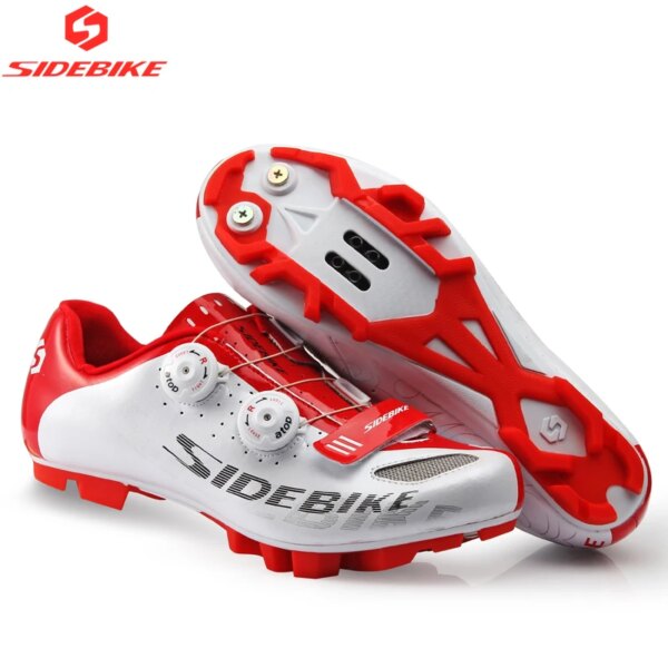 Zapatos de ciclismo sidebike mtb para hombre, zapatillas de ciclismo profesionales para bicicleta de montaña, zapatillas con suela de nailon, cómodas y transpirables